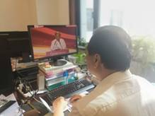 济南市统计局干部职工组织收看国家统计局第十二届统计开放日现场直播 (4)